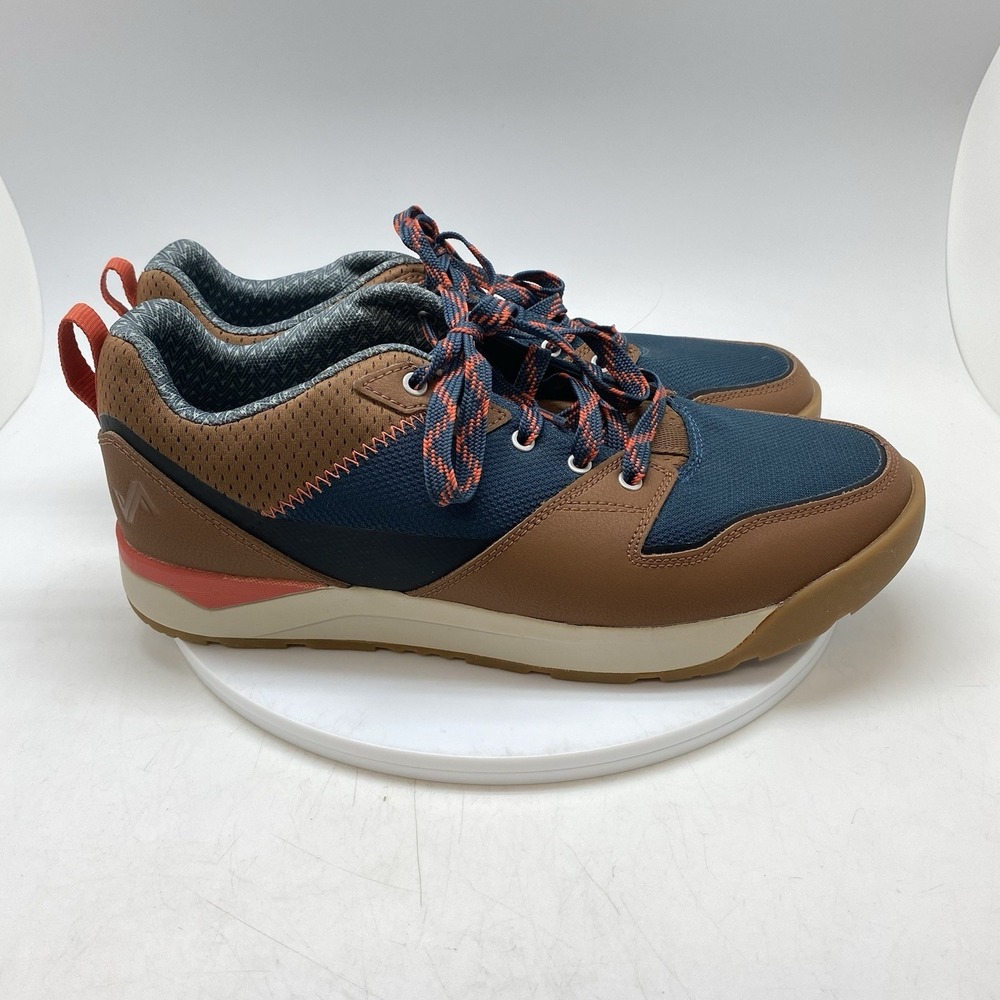 Forsake Banks Sneakers Mens 12.5 Brown Blue Leather Gorpcore Outdoor Trail Shoes